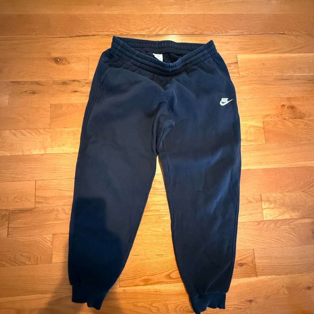 Nike big Kids Black fleece Sweatpants extended L+